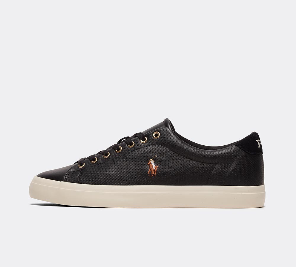 polo ralph lauren black trainers