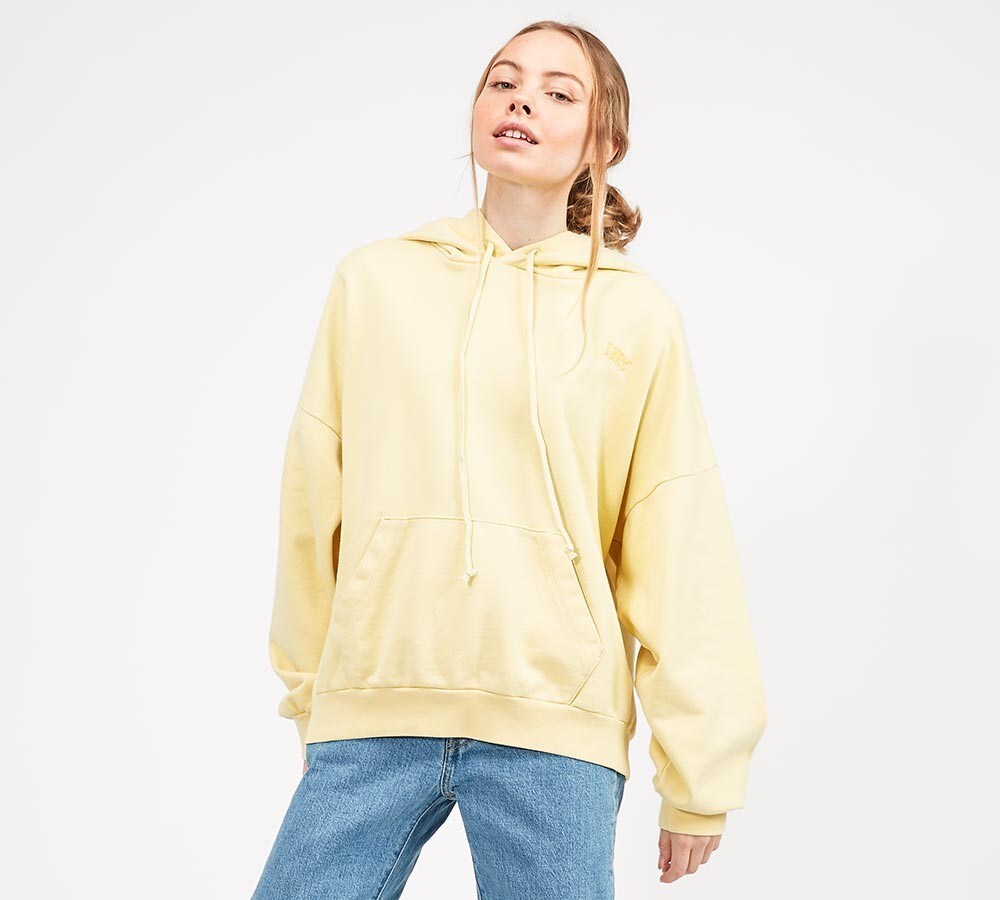 yellow levi hoodie