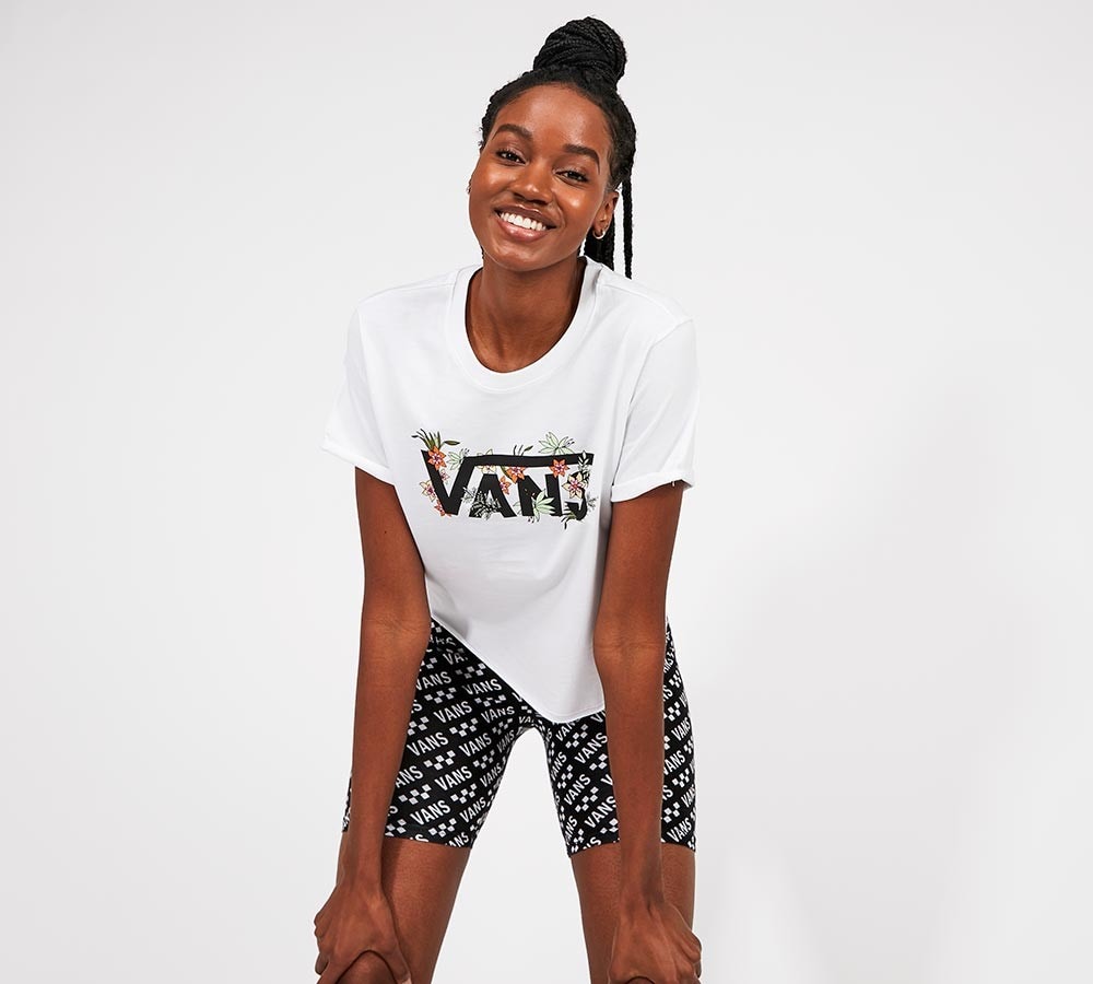 white vans shirt womens