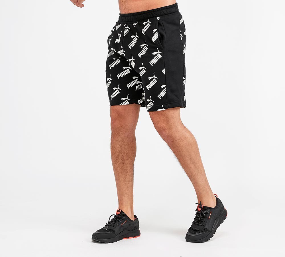 puma fleece shorts