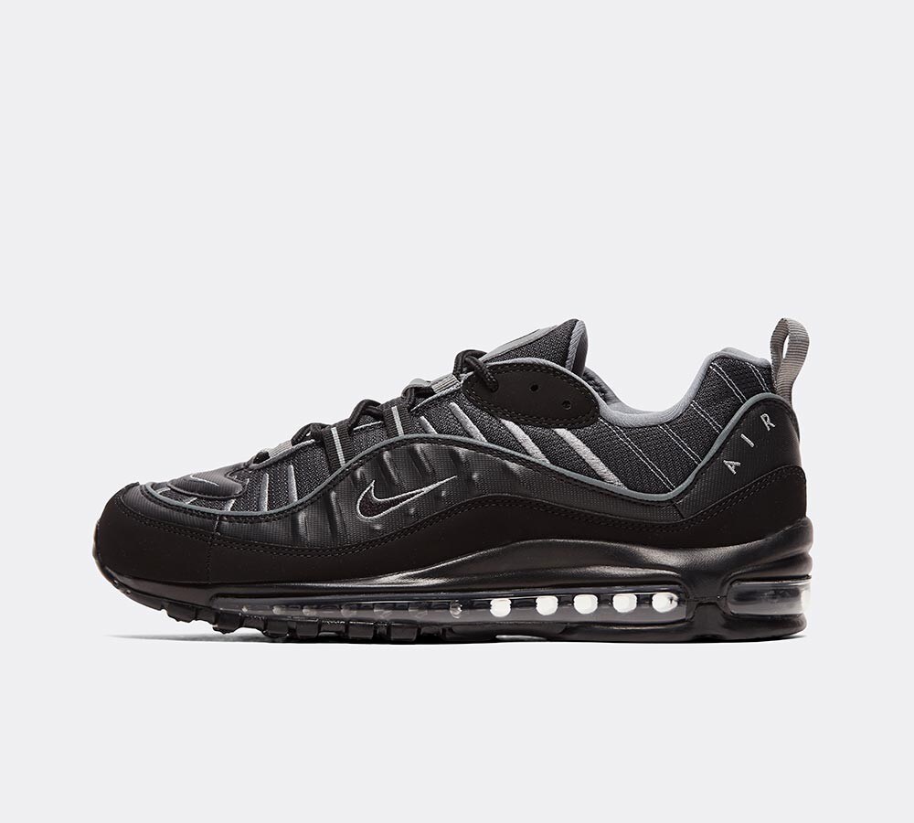 Nike Air Max 98 Trainer | Black / Black 