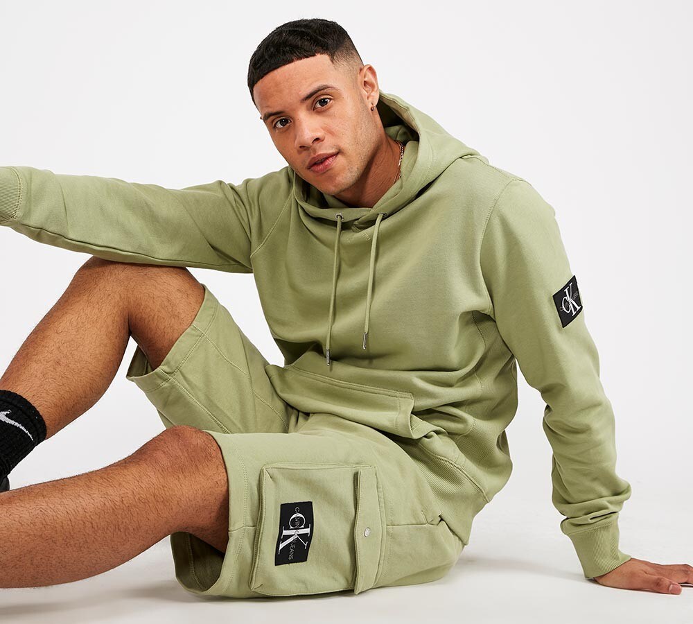 green calvin klein hoodie
