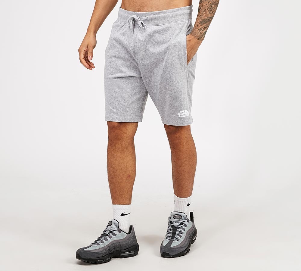 the north face logo shorts