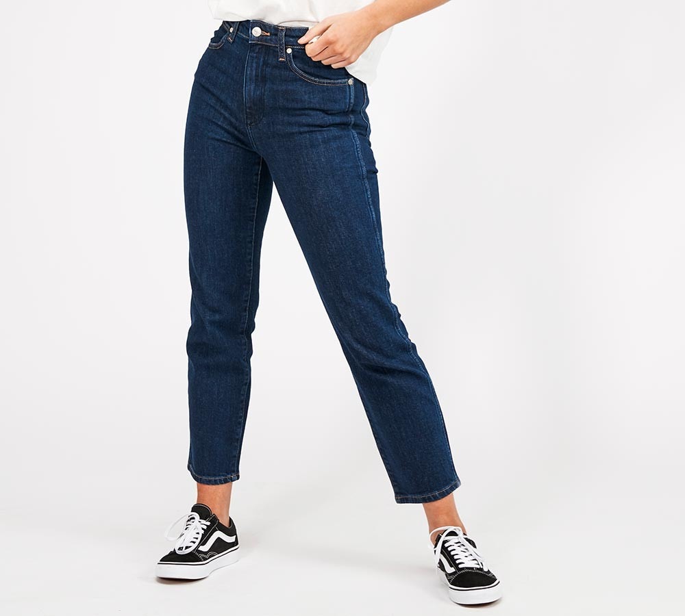 retro high waisted jeans