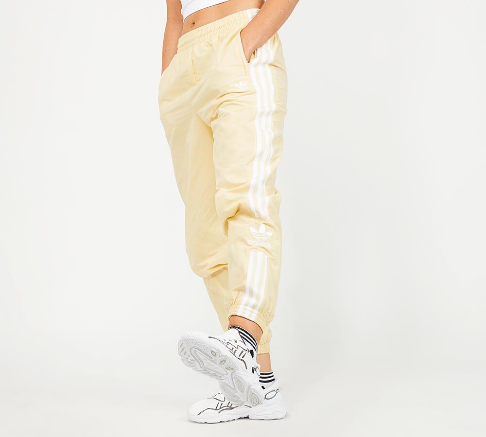 yellow adidas track pants womens