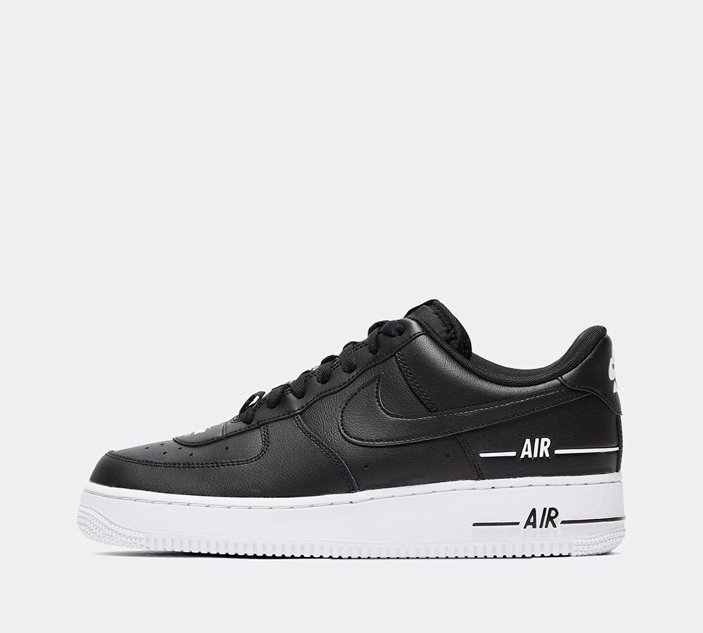 Nike Air Force 1 07 Lv8 3 Trainer Black Black White Footasylum