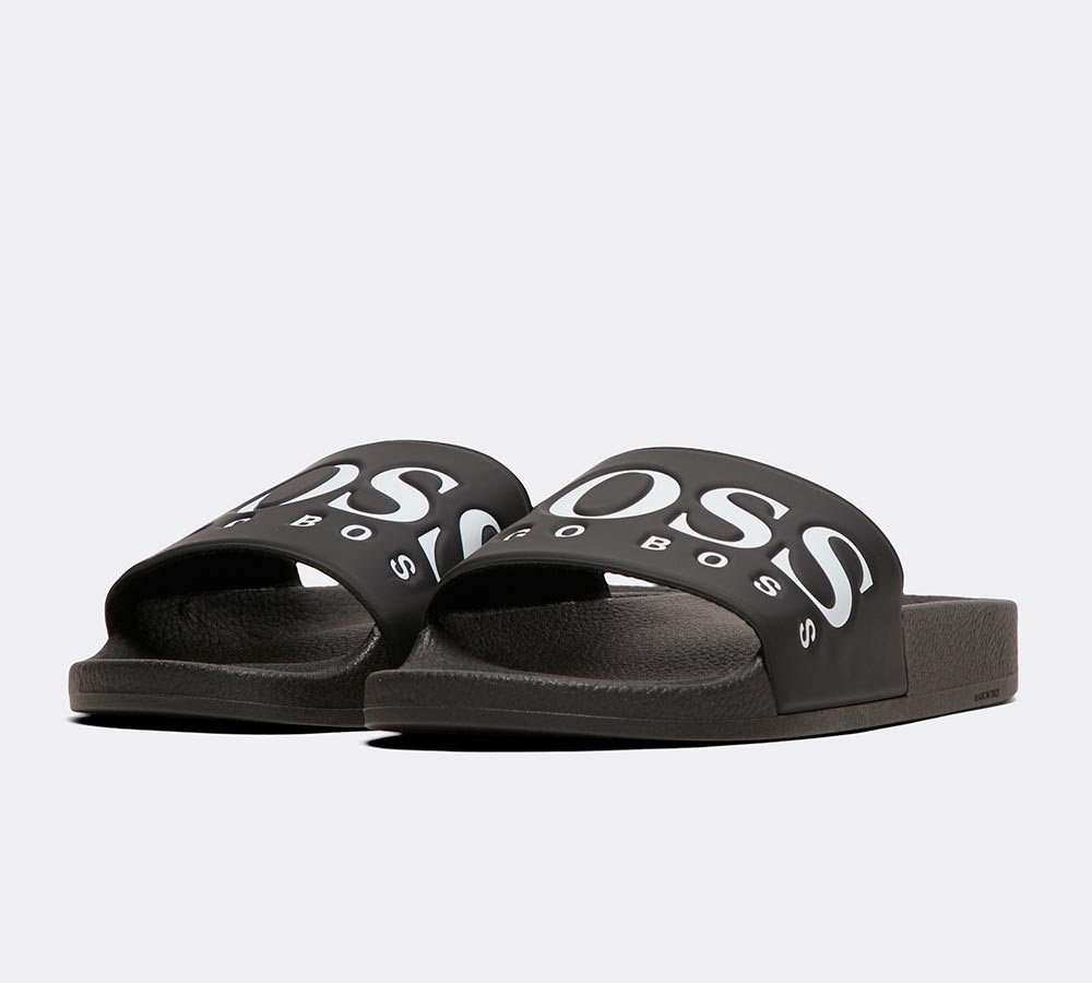 Hugo boss sliders footasylum discount