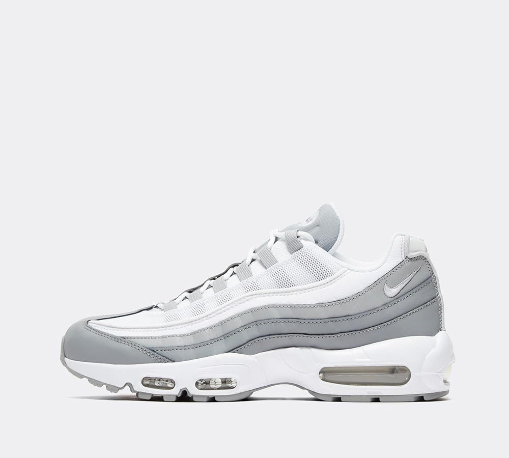 nike airmax white and grey