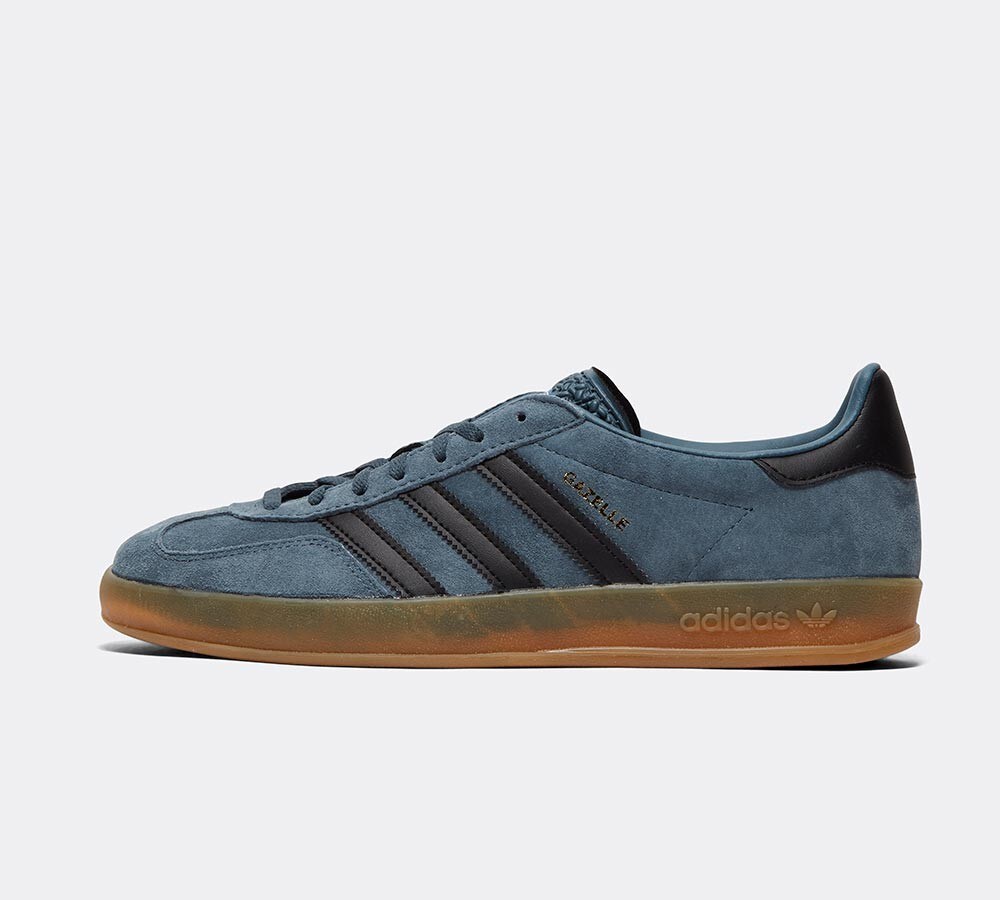 adidas originals gazelle indoor trainers in sand with gum sole