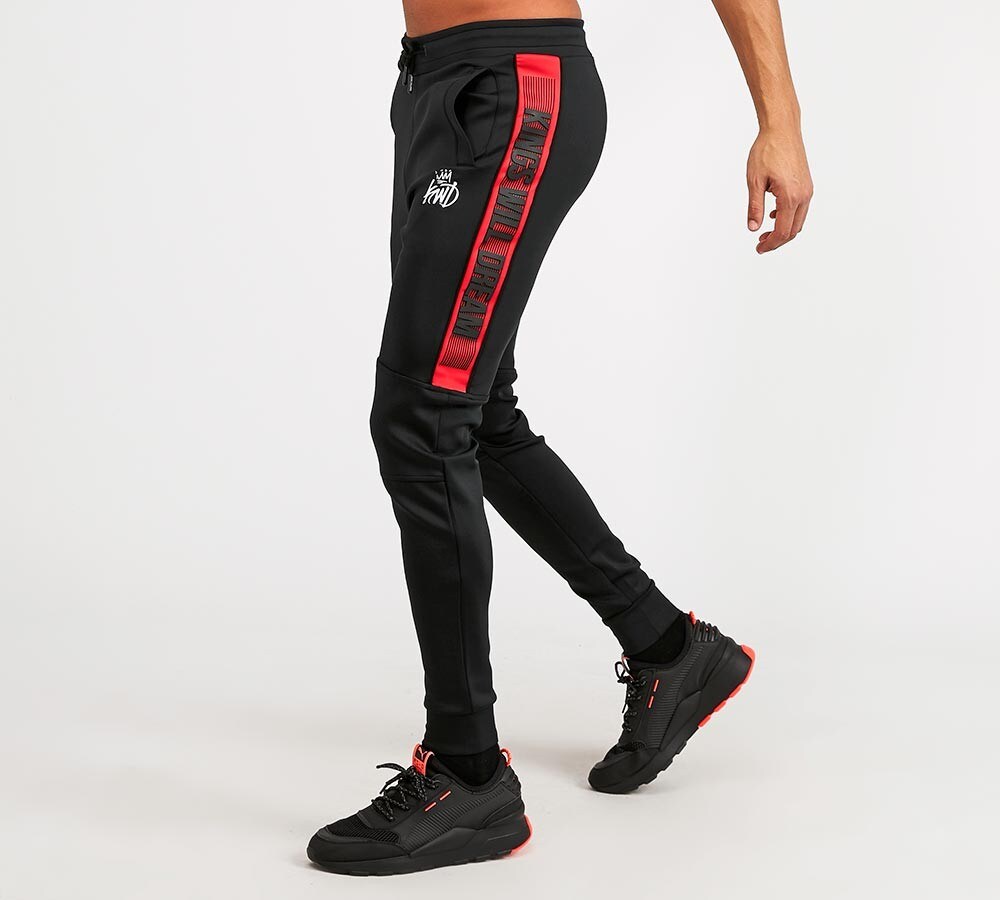 kwd black tracksuit bottoms
