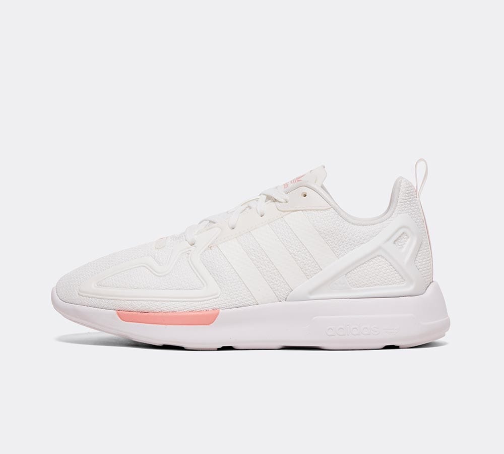 womens white adidas flux trainers