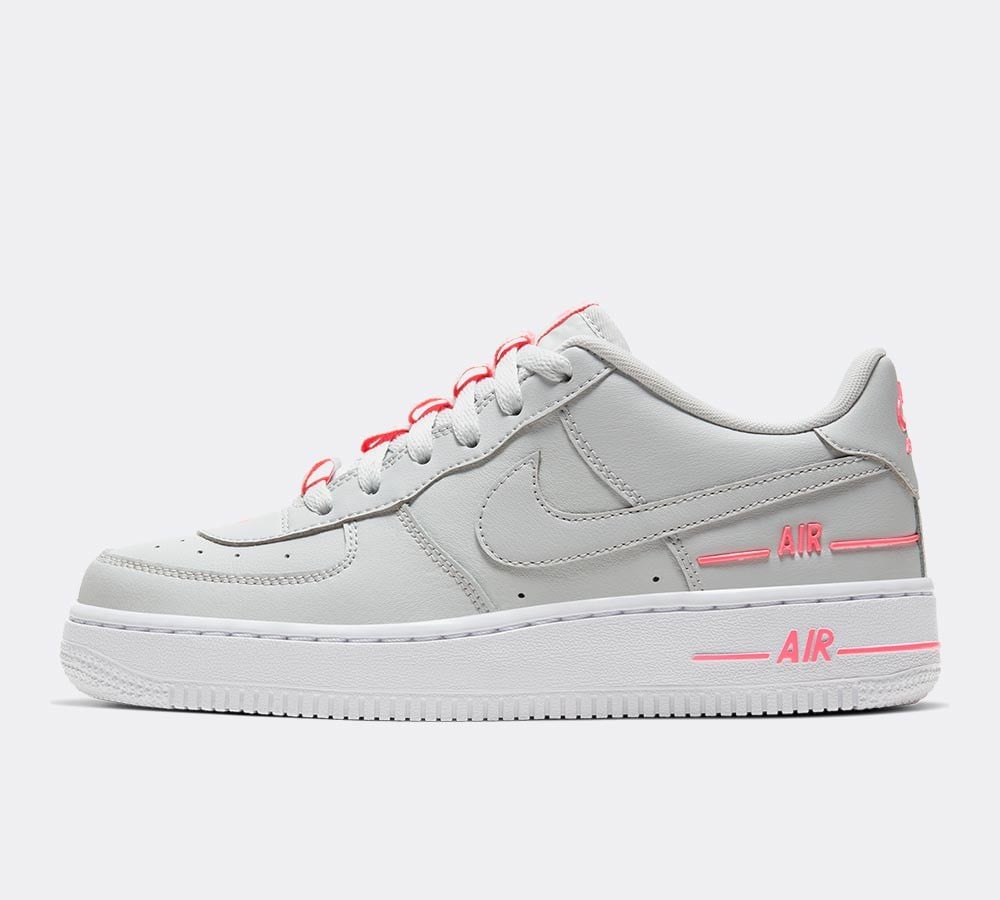 nike air force grey and pink