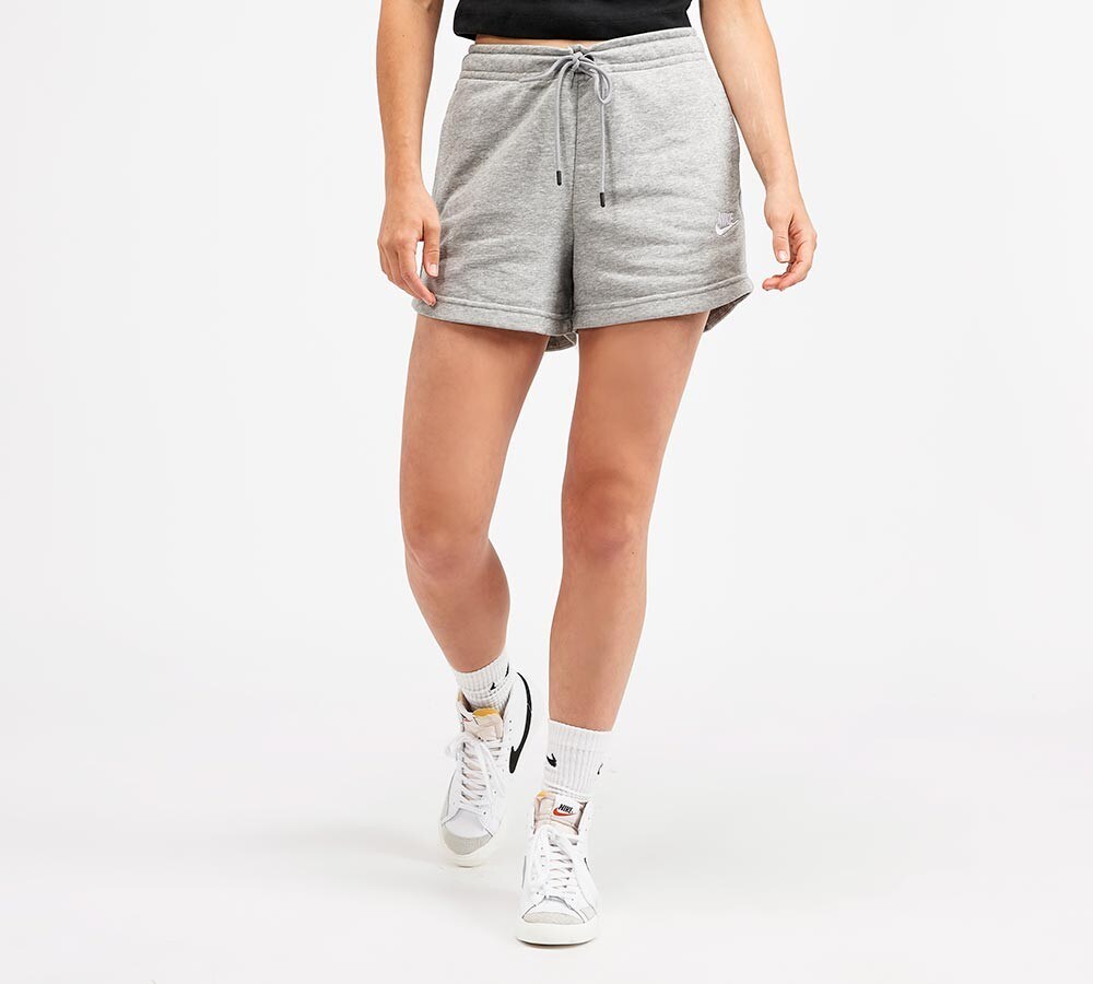 grey nike womens shorts