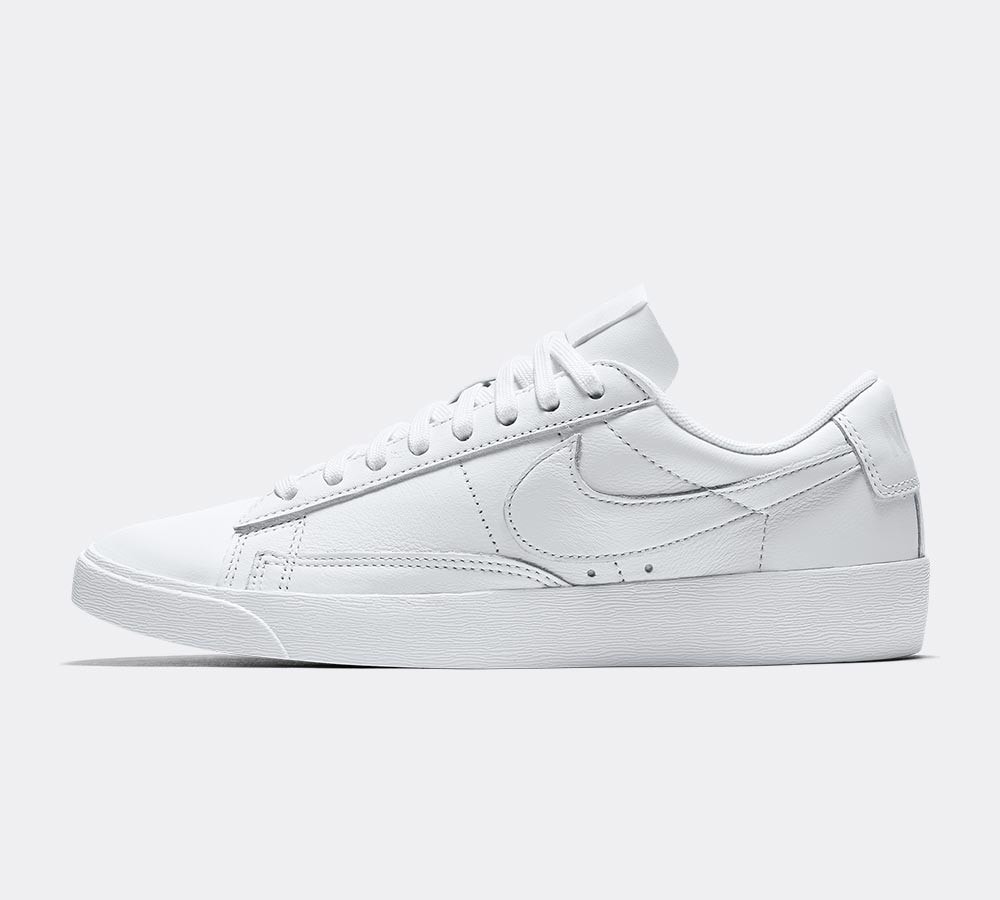 Nike Womens Blazer Low Trainer White White White Footasylum