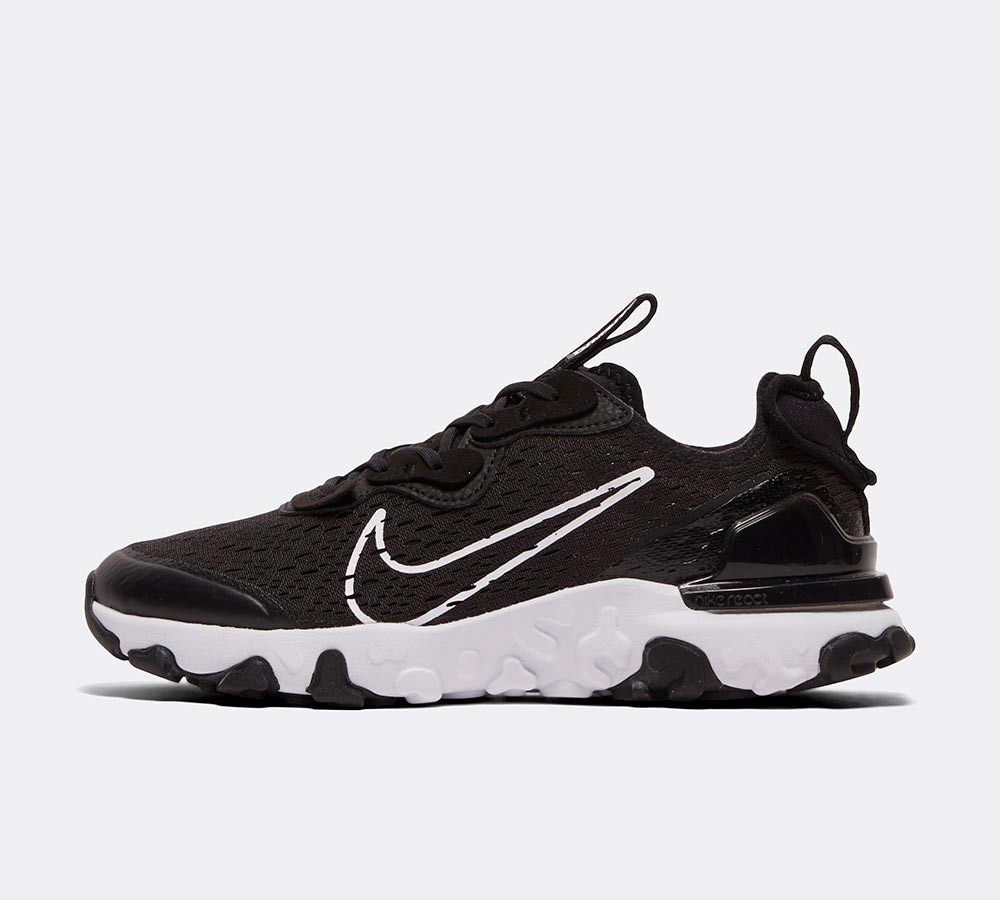 nike react black junior