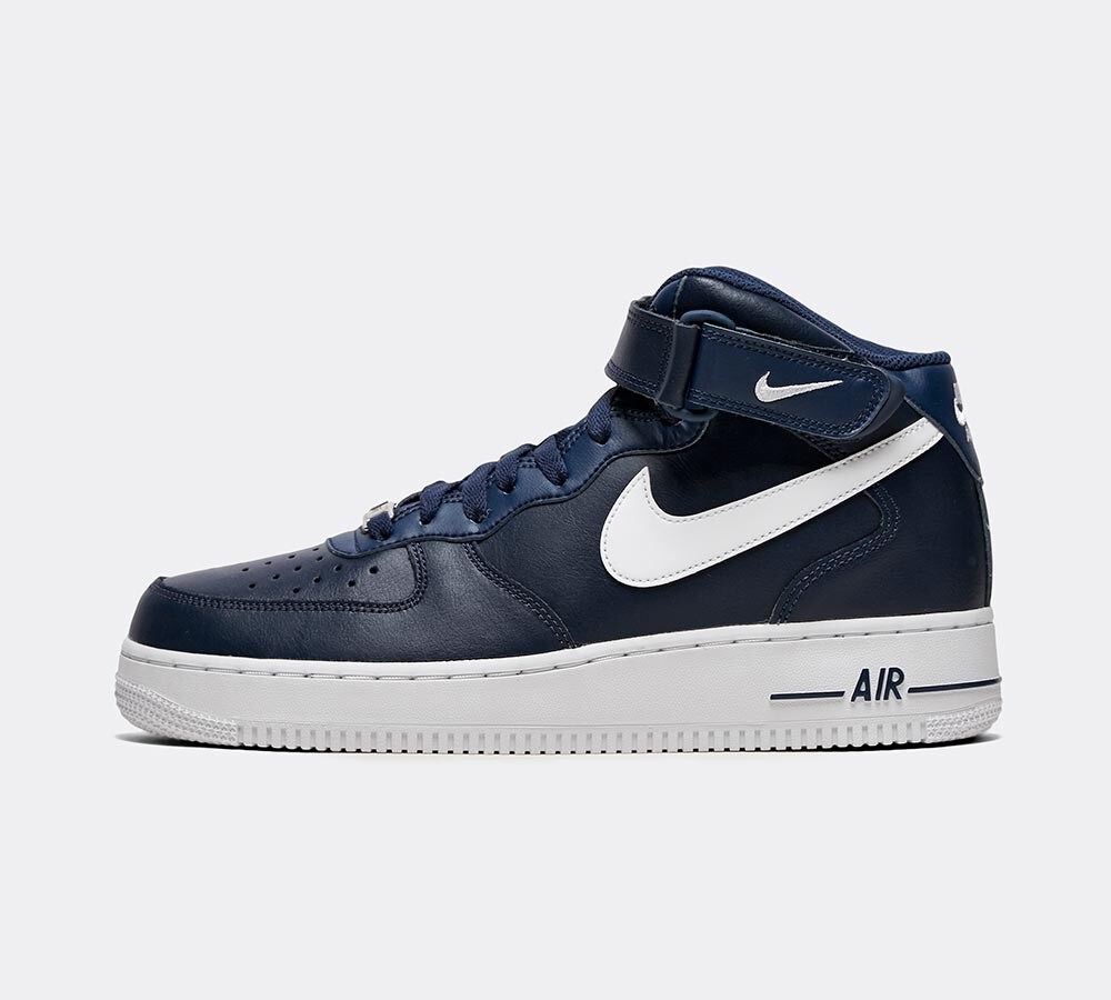 nike air force 1 mid mens navy