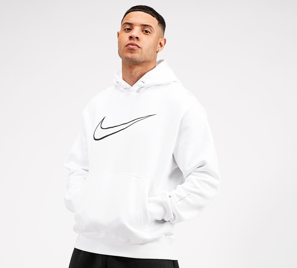 white nike air max hoodie