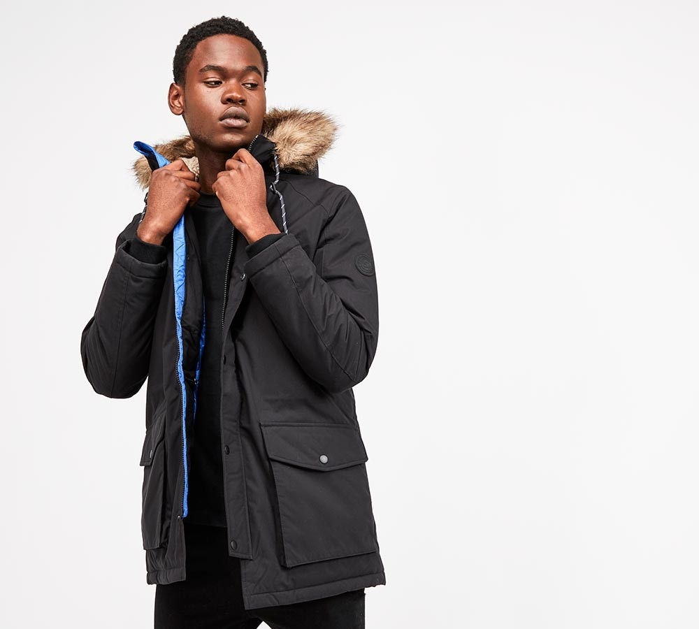 Jack & Jones Herrenjacke Jortamper – Camouflage, Standardlänge