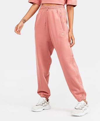 adidas ash pink track pants