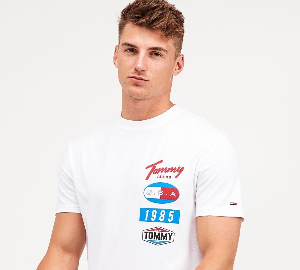 tommy jeans white top