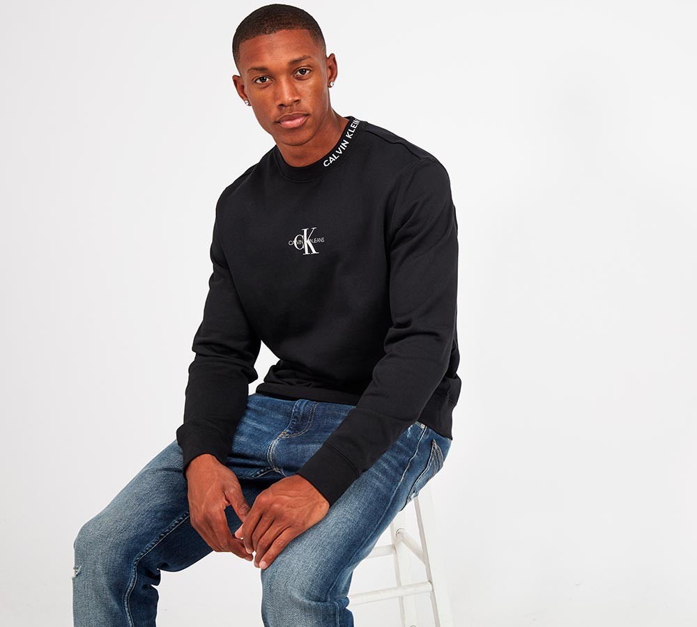 calvin klein logo sweatshirt