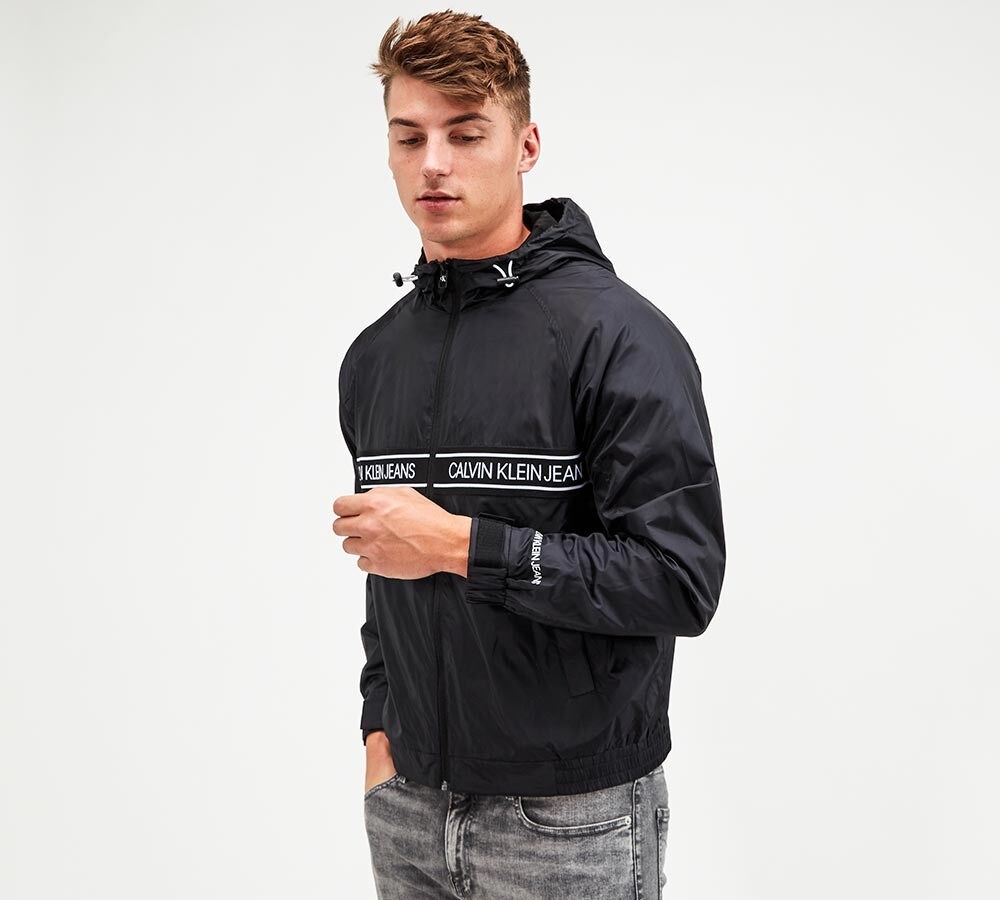 calvin klein ripstop zip jacket