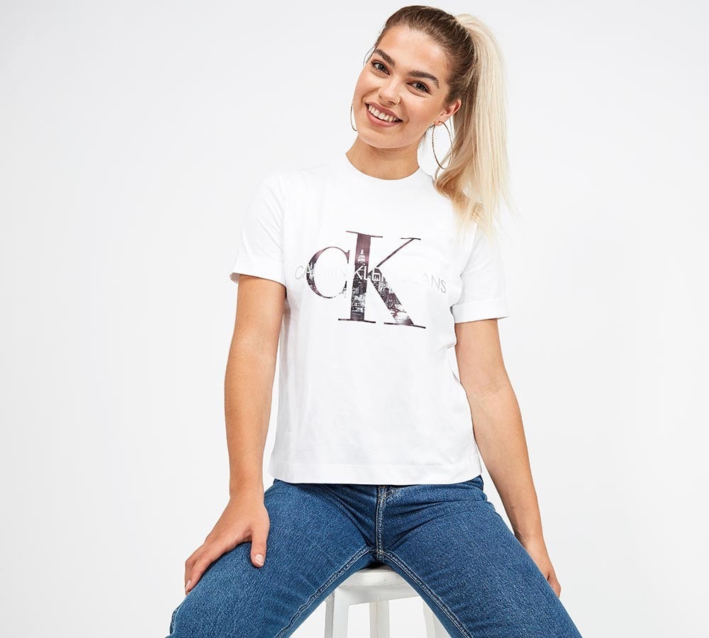 Calvin Klein T Shirt Women La France, SAVE 46% 