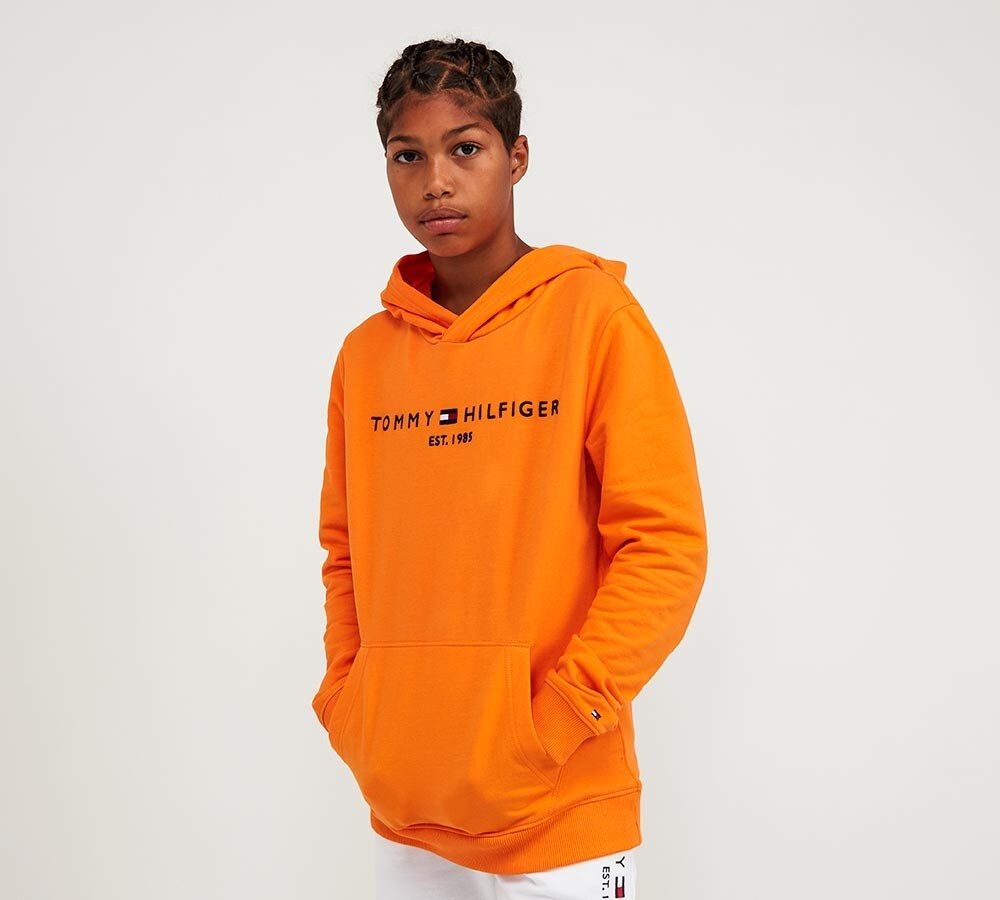 tommy jeans hoodie orange