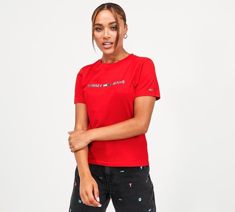 Tommy Jeans Womens Americana Logo T 