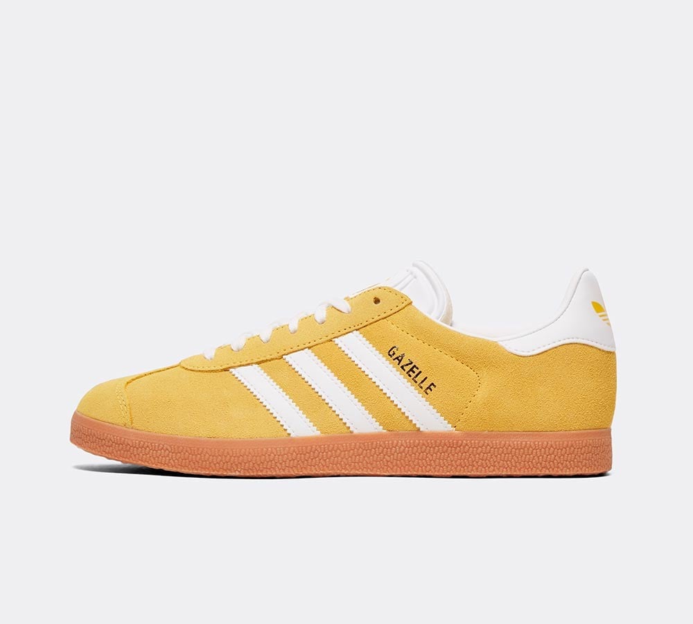 adidas gazelle yellow womens