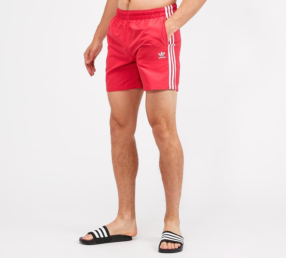 pink adidas swim shorts