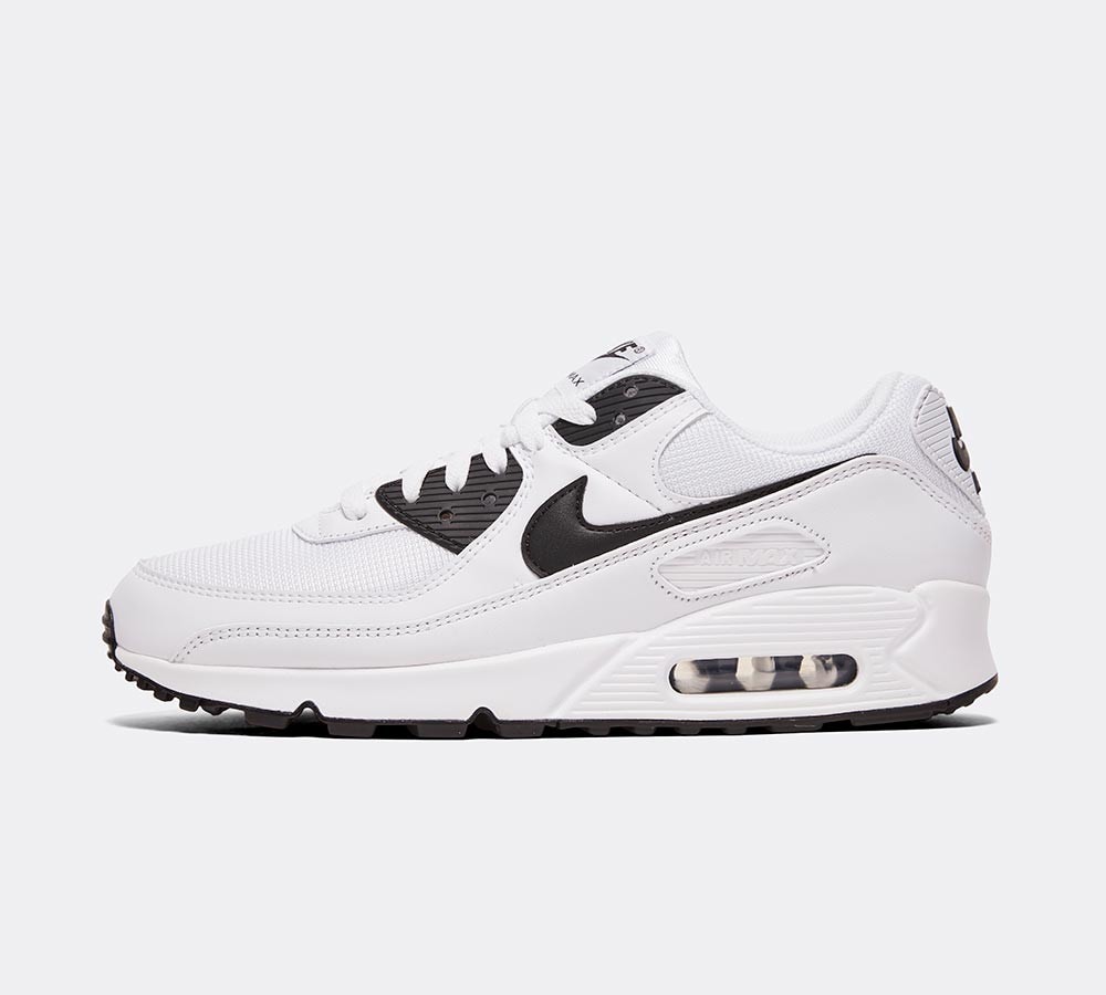 nike air max 90 essential trainers in white