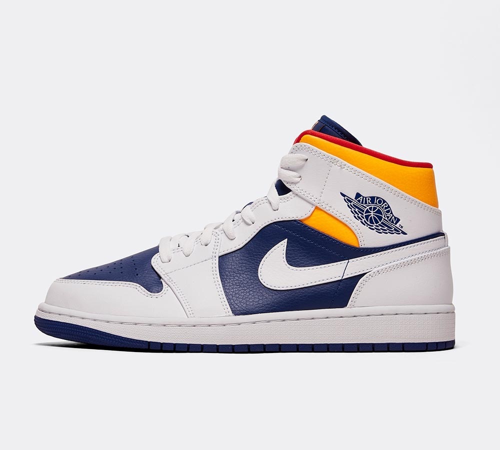 aj 1 mid blue and white