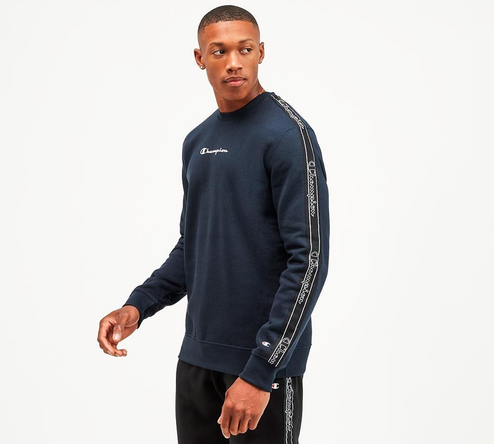 champion taped sweatshirt