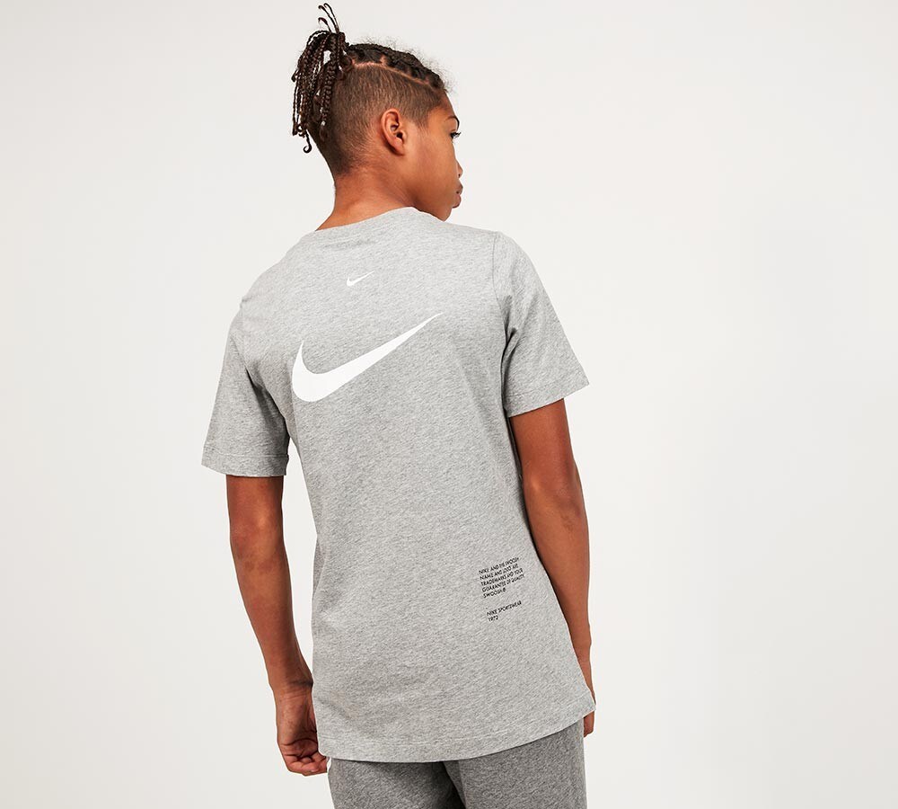 grey nike swoosh t shirt