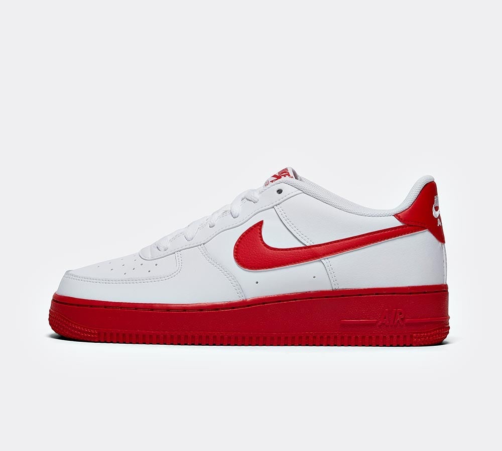 air force 1 red tick junior