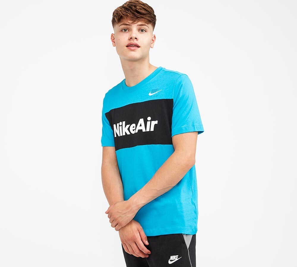 nike air t shirt blue