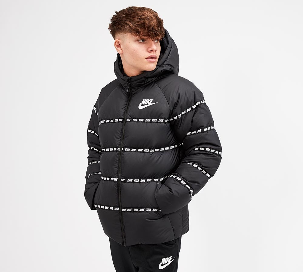 nike down jacket black