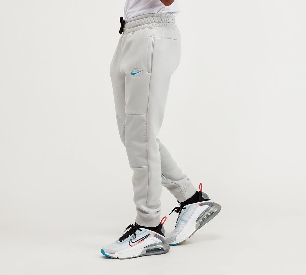 nike air fleece pants grey