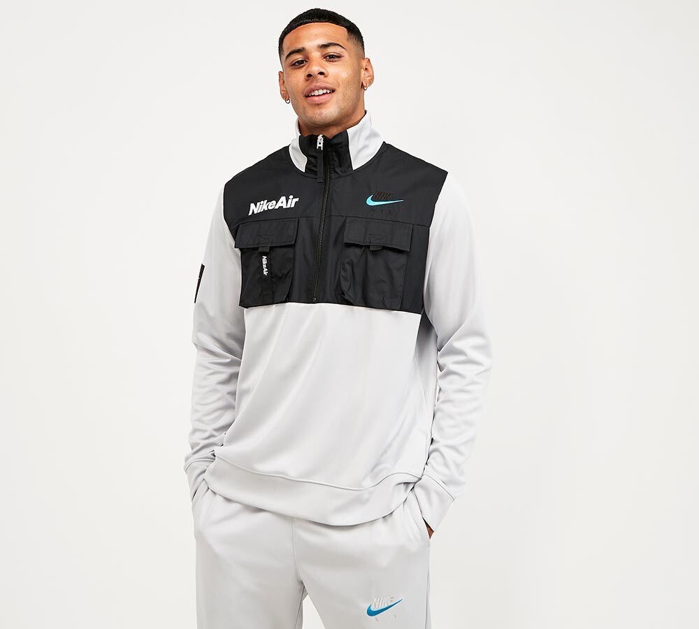 nike zip track top