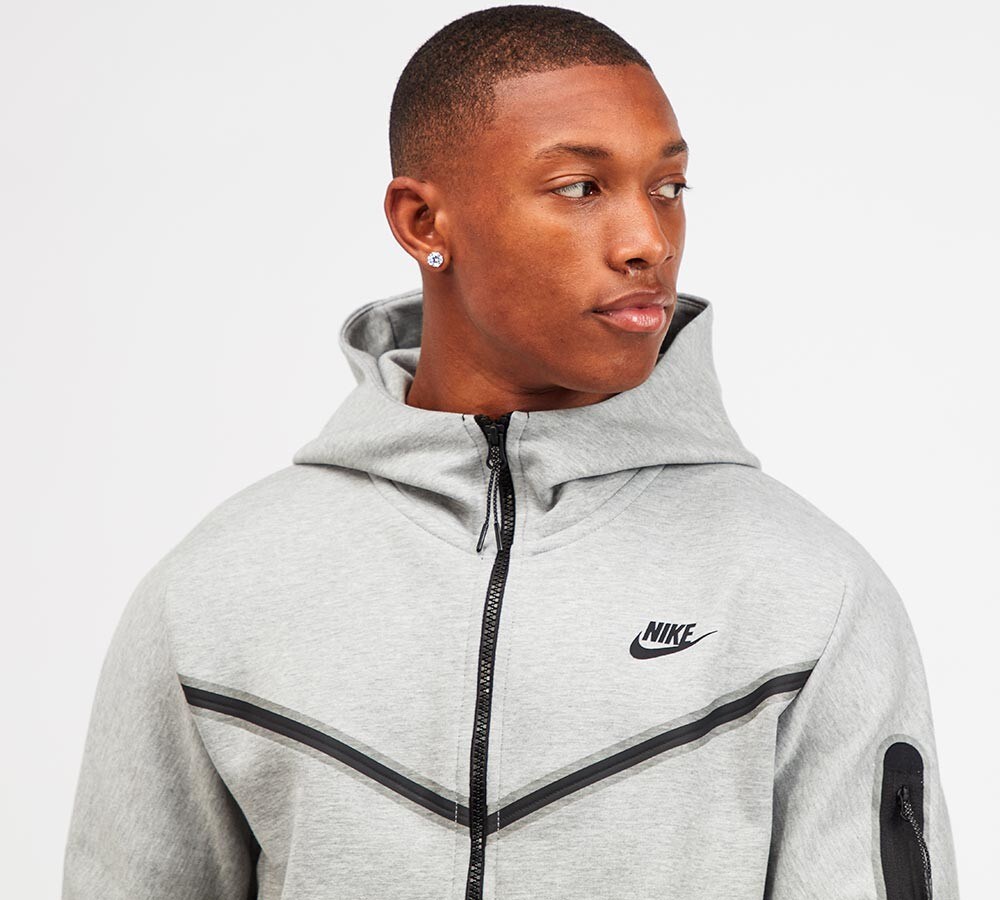 Nike Tech Fleece Full Zip Hoodie | Grey 