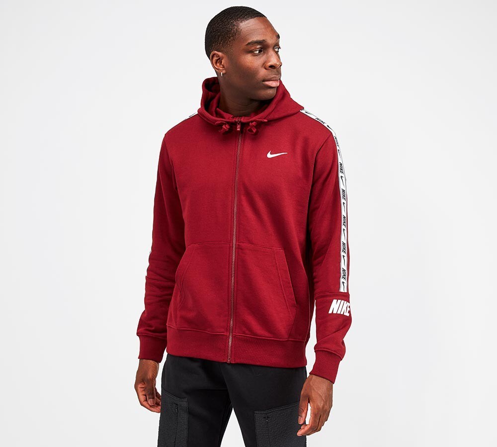 nike repeat tape full zip hoodie