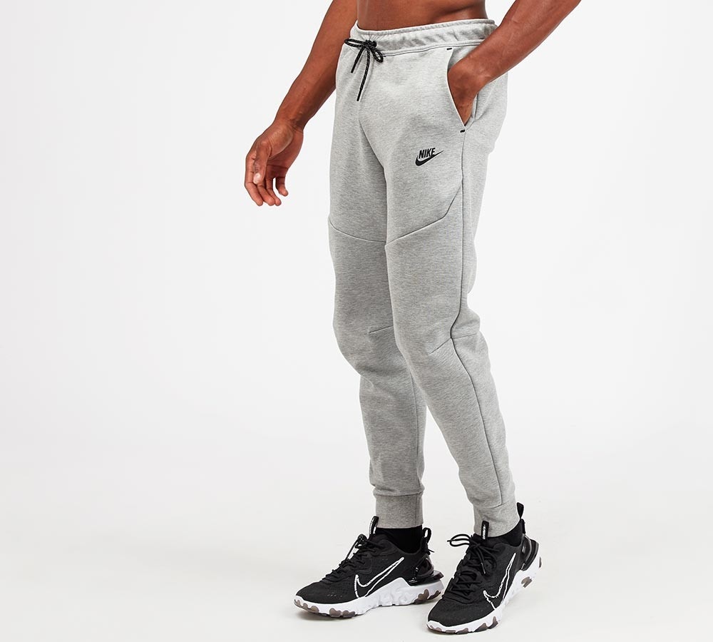 nike tech fleece track pants grey