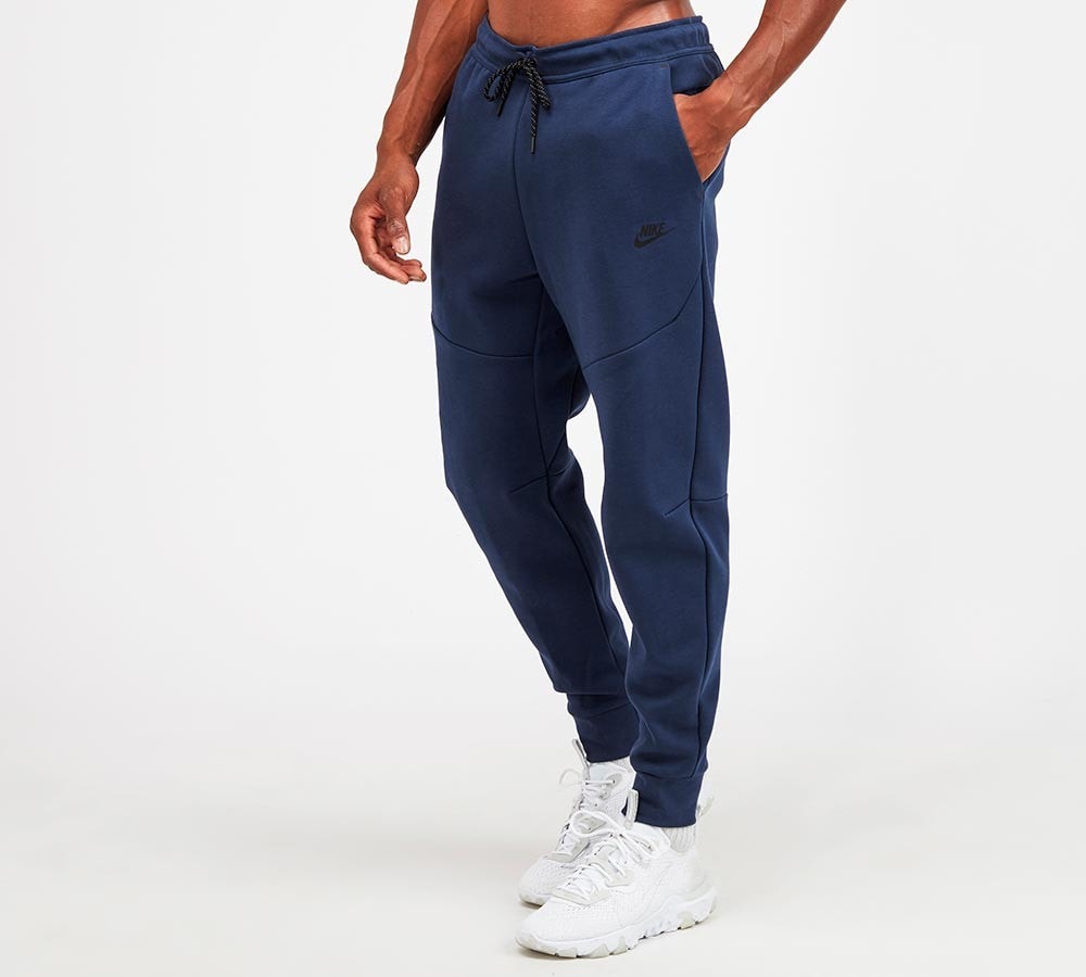 navy nike tech pants