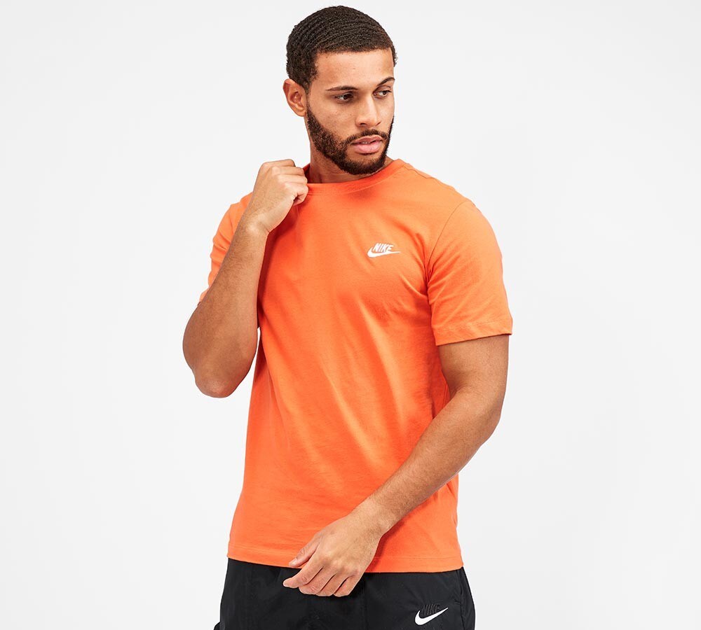 nike club t shirt orange
