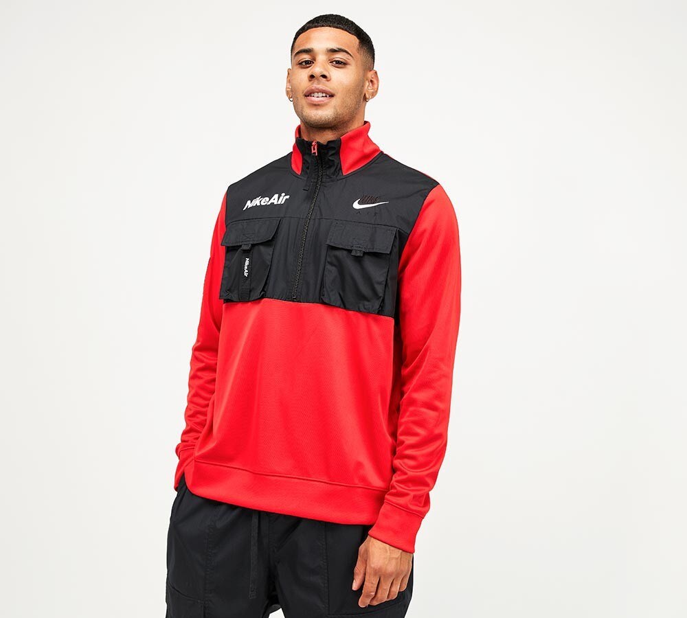 nike half zip track top