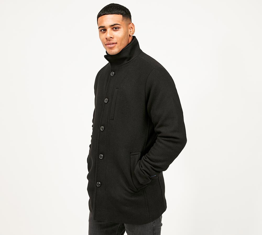 Jack and jones black coat top