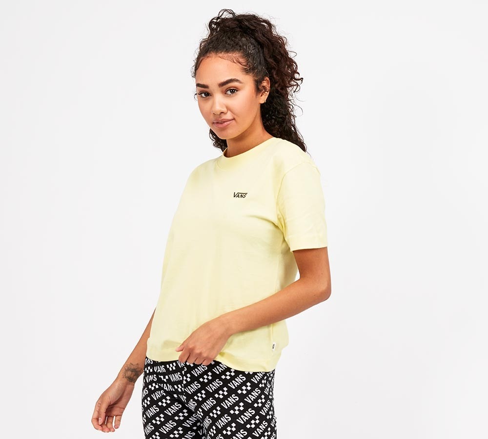 womens yellow vans shirt