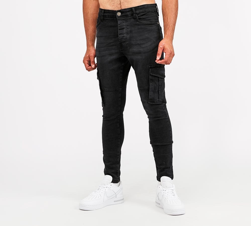 black ripped skinny jeans mens footasylum