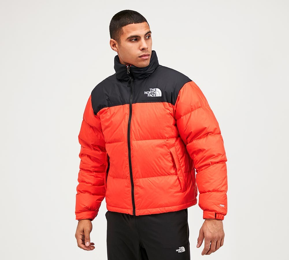 north face red nuptse jacket